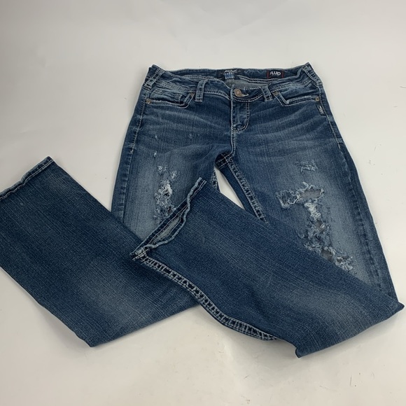 Silver Jeans Tuesday Fluid Denim Mid Bootcut Jeans Size 30 Long Inseam Stretch - Picture 16 of 16